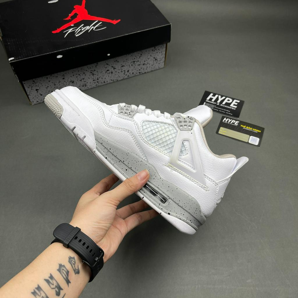 Giày Jordan 4 Retro White Oreo  - Hype Sneaker | Phiên bản best quality.