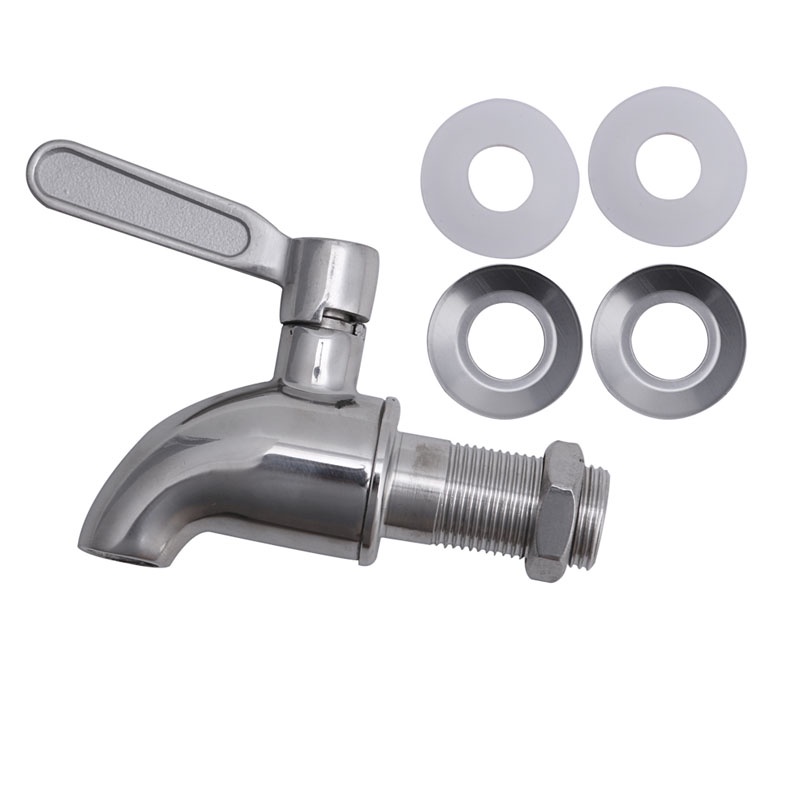 Vòi Rót Rượu Bằng Thép Không Gỉ M16 Hình Tròn Tiện Dụng