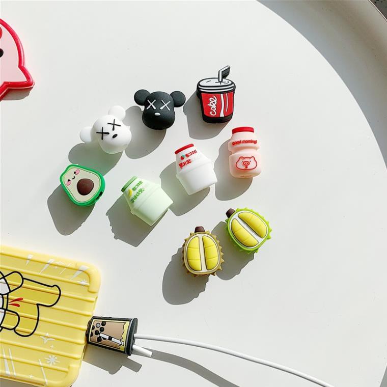 Phụ Kiện Gắn Cáp Bảo Vệ Cáp Sạc Tai Nghe Chống Đứt Gãy