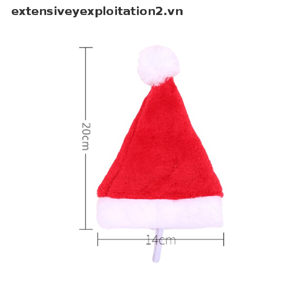 Bộ 2 nón ông già Noel cho thú cưng