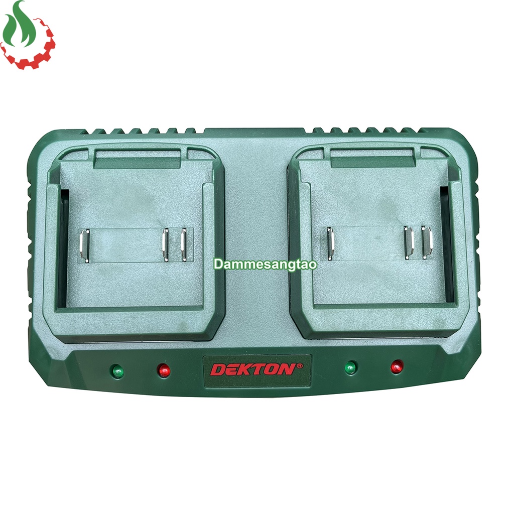 Sạc pin Dekton M21-S40x2 chân pin Makita phổ thông (Sạc đôi)