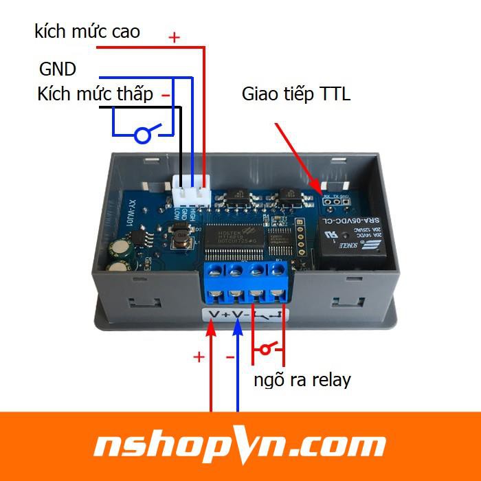 Mạch tạo trễ đóng ngắt thiết bị (Delay relay module)