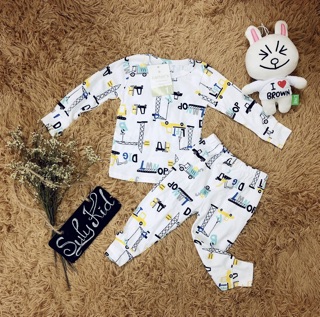 Bộ ngủ cotton cho bé (1-2 tuổi)