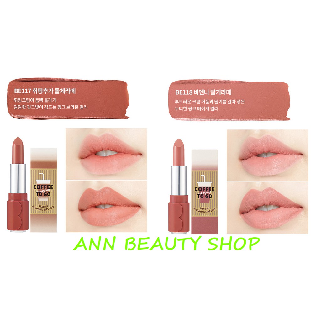 Son Thỏi Etude House Dear My Blooming Lips Talk Coffee To Go