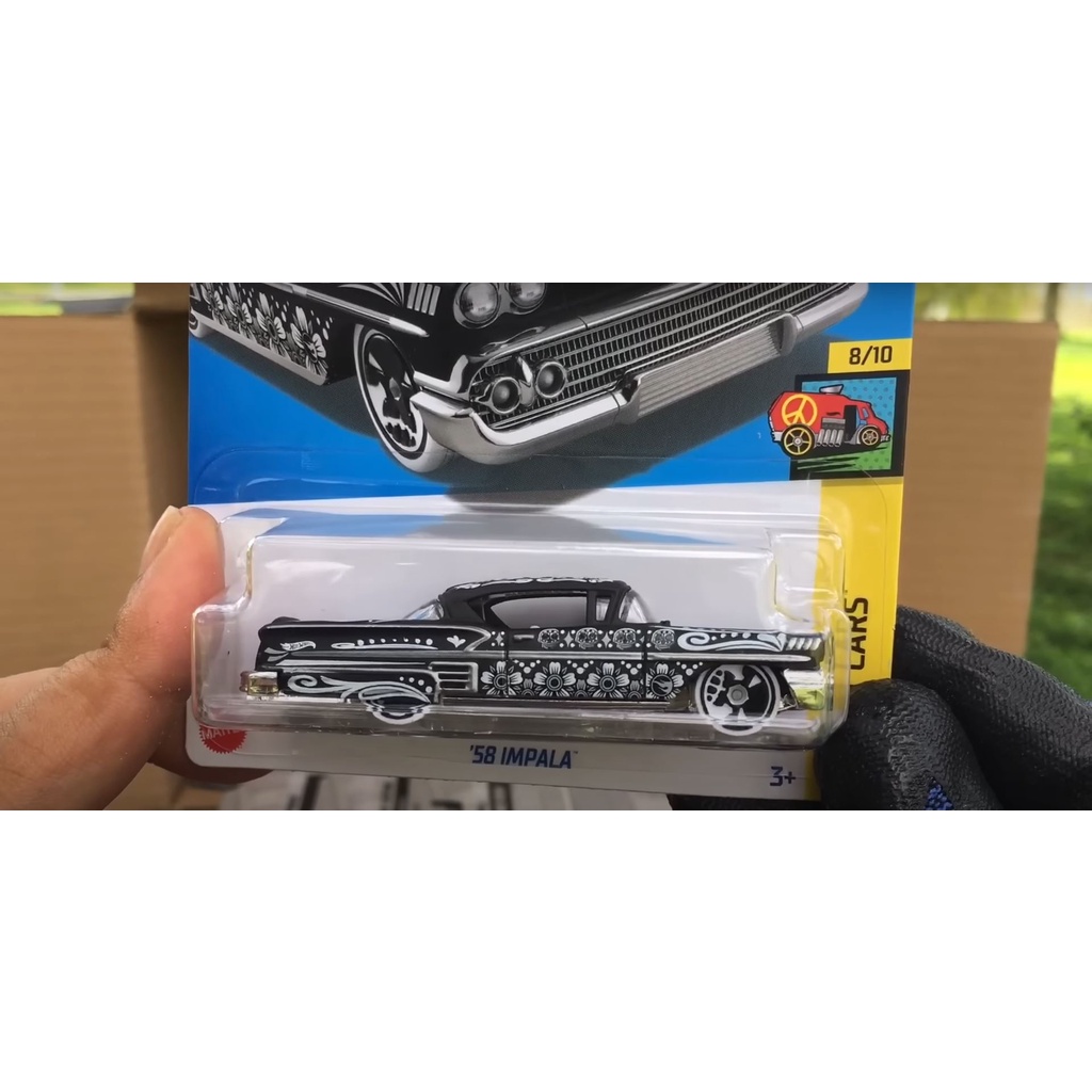 Xe mô hình Hot Wheels 1/64 2022 Treasure Hunt '58 Impala