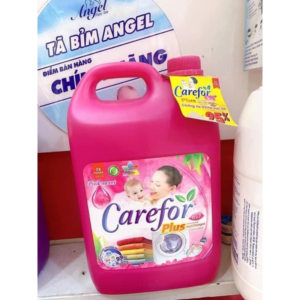 NƯỚC GIẶT CARE FOR 6 IN 1 Thái Lan chuẩn hãng can 5 lít