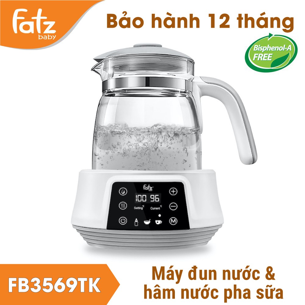 [Chính Hãng] Máy đun nước và hâm nước pha sữa điện tử Fatzbaby QUICK 5 FB3569TK - Máy đun nước pha sữa Fatz Baby