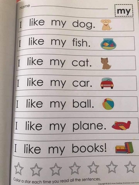 Sight word học liệu cho con tặng kèm file nghe