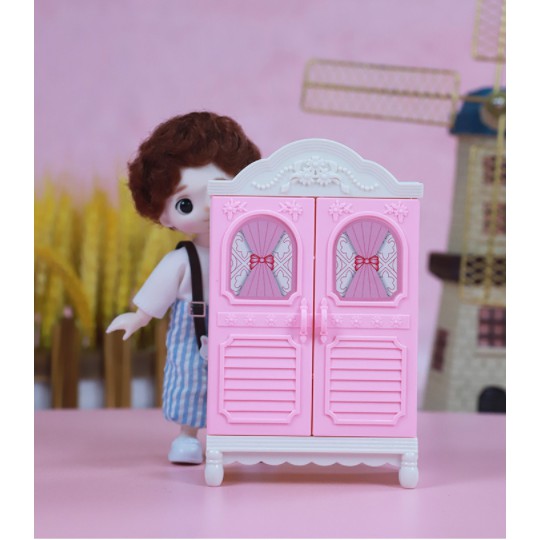 tủ quần áo nhỏ xinh xinh dành cho búp bê