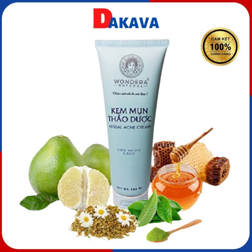 Kem mụn thảo dược Wondera Dakava KM01