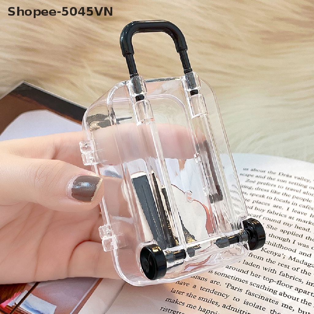 Hộp đựng trang sức hình vali kiểu dáng mini