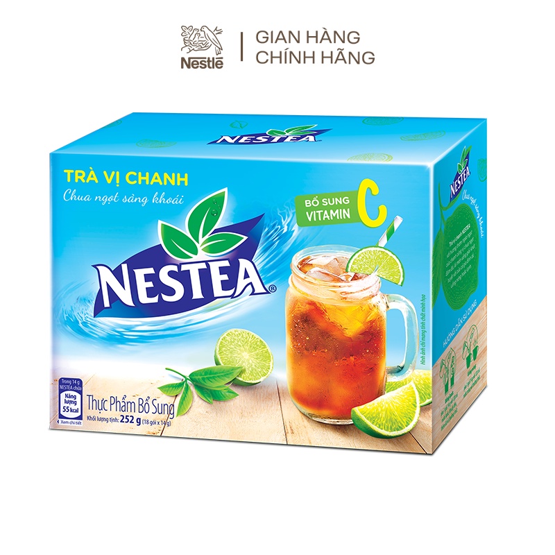 Combo 3 hộp trà Nestea: 1 hộp vị trà chanh, 1 hộp vị trà sữa , 1 hộp vị vải lài