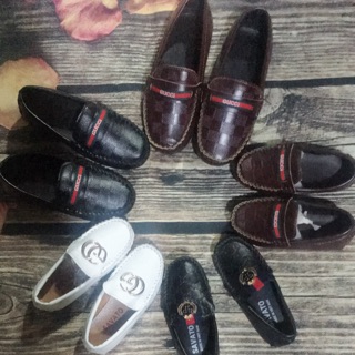 Giày lười da cho bé trái size từ 21 đến 35