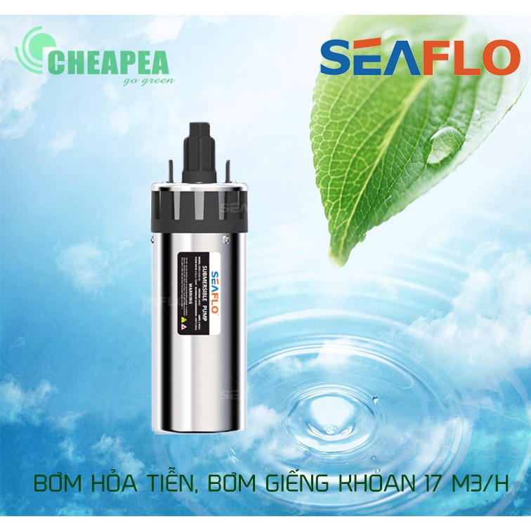 Bơm chìm, hỏa tiễn giếng khoan SEAFLO SFBP2-G103-01 bơm khỏe, tiết kiệm điện