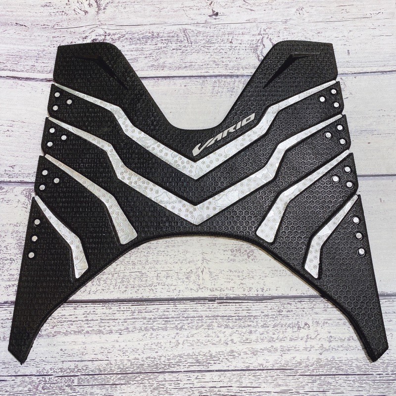 Thảm lót chân cao su xe Honda Vario 150 đời 2018-2020 mẫu indo, thảm lót sàn xe máy Vario đẹp loại dày