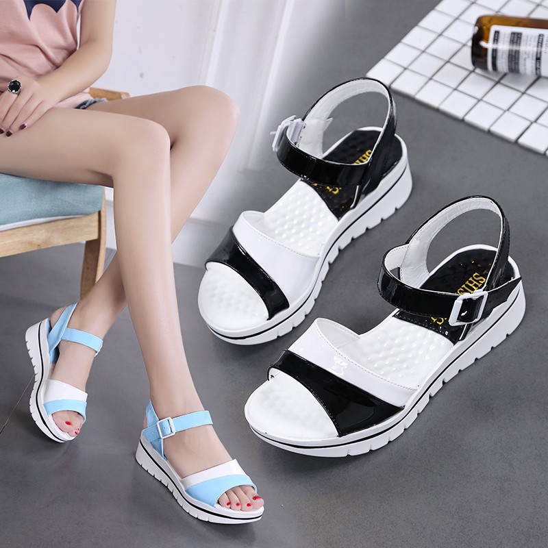 Giày có quai hậu IELGY đế dày thời trang Hàn Quốc dành cho nữ