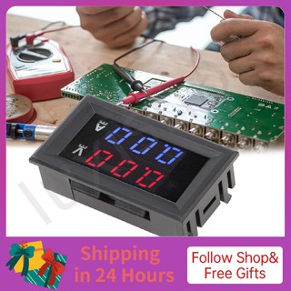 [Iuxishop]Đồng hồ đo điện áp mini độ chính xác cao DC 0-100V/10A