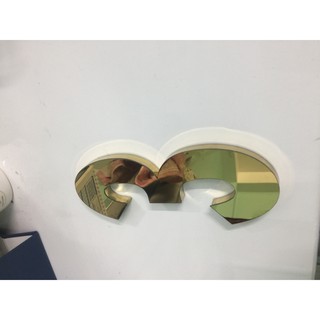 Chữ số INOX cao 20 cm