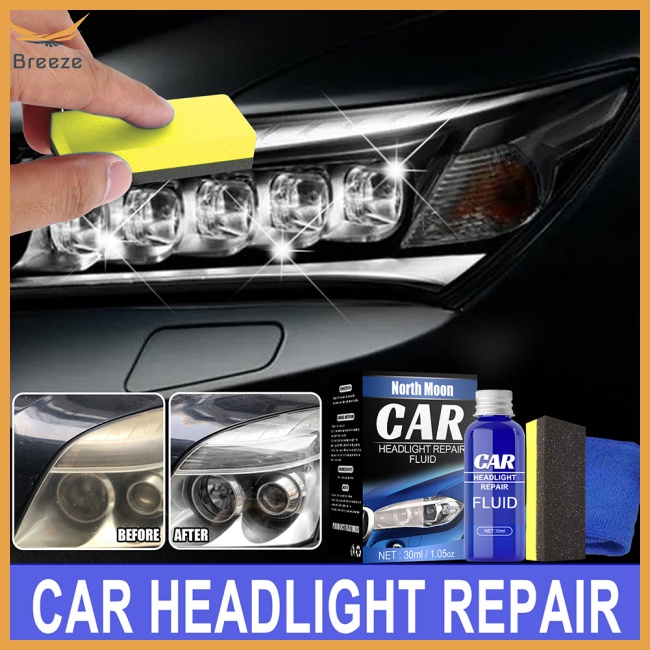 Bộ Dung Dịch Đánh Bóng Đèn Pha Chống Trầy Xước Mạ Nhựa Resin