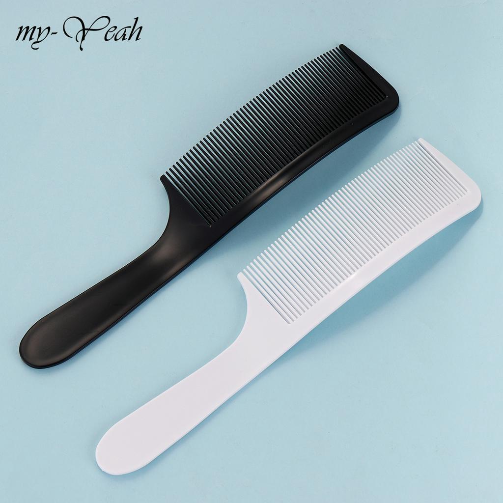 MONJA Lược chải tóc đầu thiết kế cong mỏng chống tĩnh điện 2 màu tùy chọn