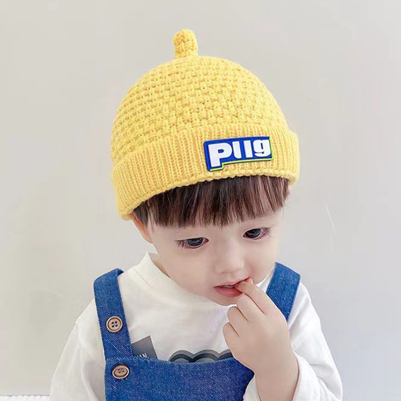 Mũ dệt kim dày AMILA giữ ấm thời trang thu đông cho bé trai và bé gái