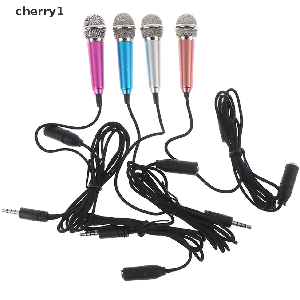1 micro hát karaoke mini cổng 3.5mm cho điện thoại/máy tính