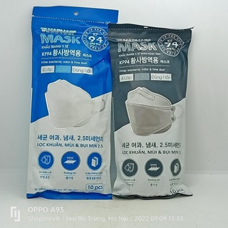 Khẩu trang y tế Tanaphar mask KF94 gói 10 chiếc 4 lớp size L