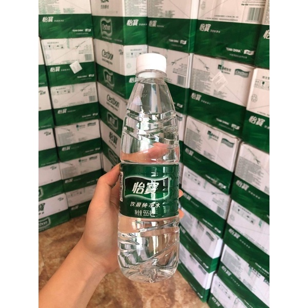 Nước Khoáng TQ cestbon 555ml Và 350ml thùng 24 chai
