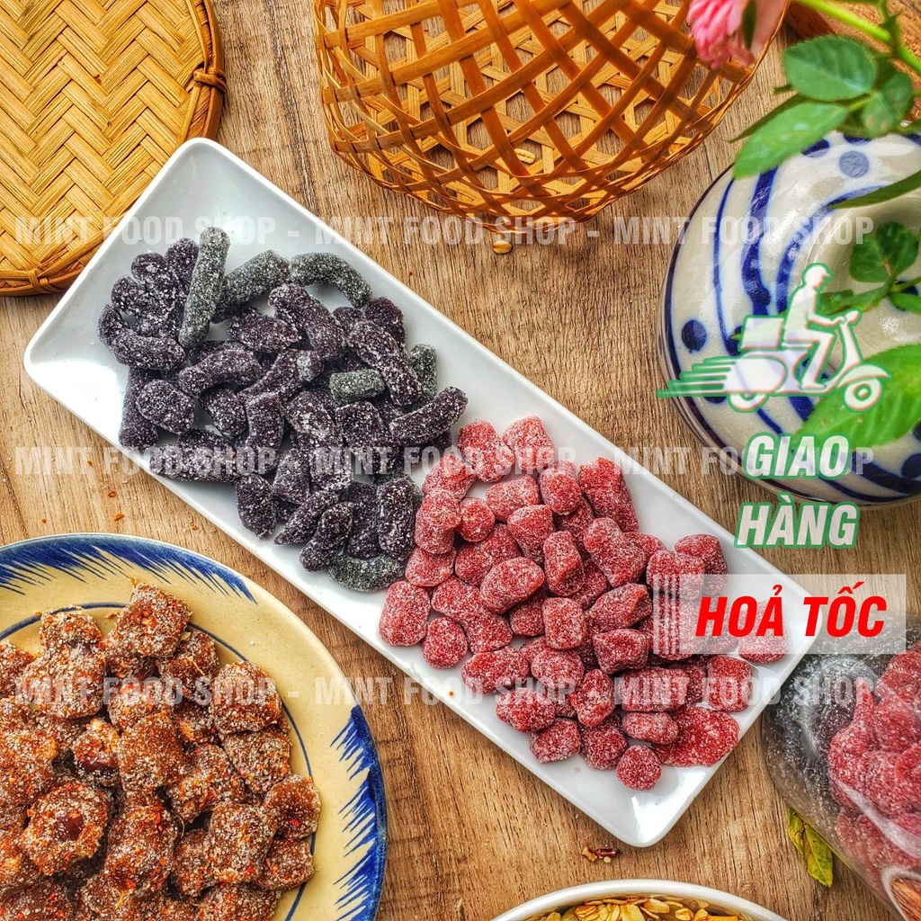 Kẹo Dâu Tây Mix Kẹo Dâu Tằm Đặc Sản Đà Lạt - Lon 500gr