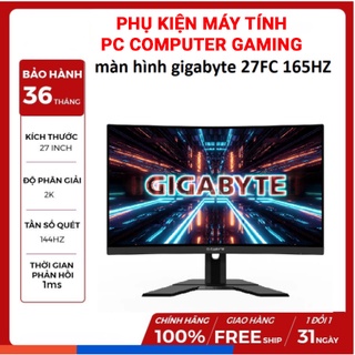 Màn hình Gigabyte G27FC (27 inch FHD VA 165Hz 1ms 250 nits HDMI+DP Cong) đẳng cấp màn hình chuyên game NEW chính thumbnail