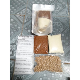 Set tàu hũ trân châu đường đen