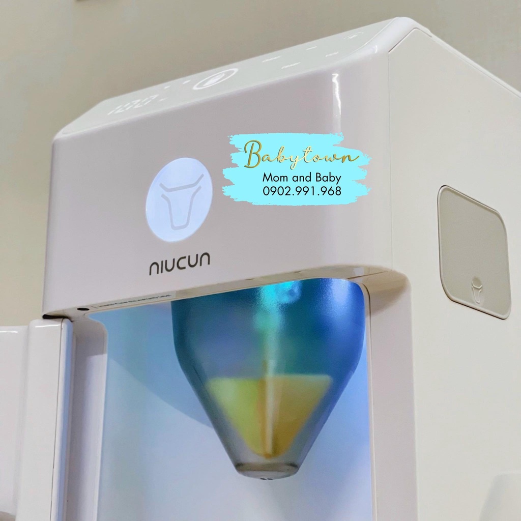Máy pha sữa thông minh NIUCUN PRO – Công nghệ Đức có khử trùng UV, sấy khô thông minh, pha được tất cả các loại sữa