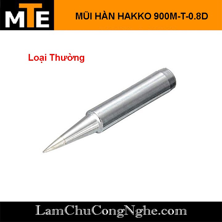 Mũi Hàn Hakko 900M-T-0.8D Mũi hàn thiếc tương thích với mỏ hàn 907, 936...