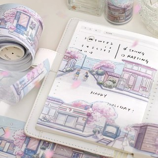 Washi tape phong cảnh chiết