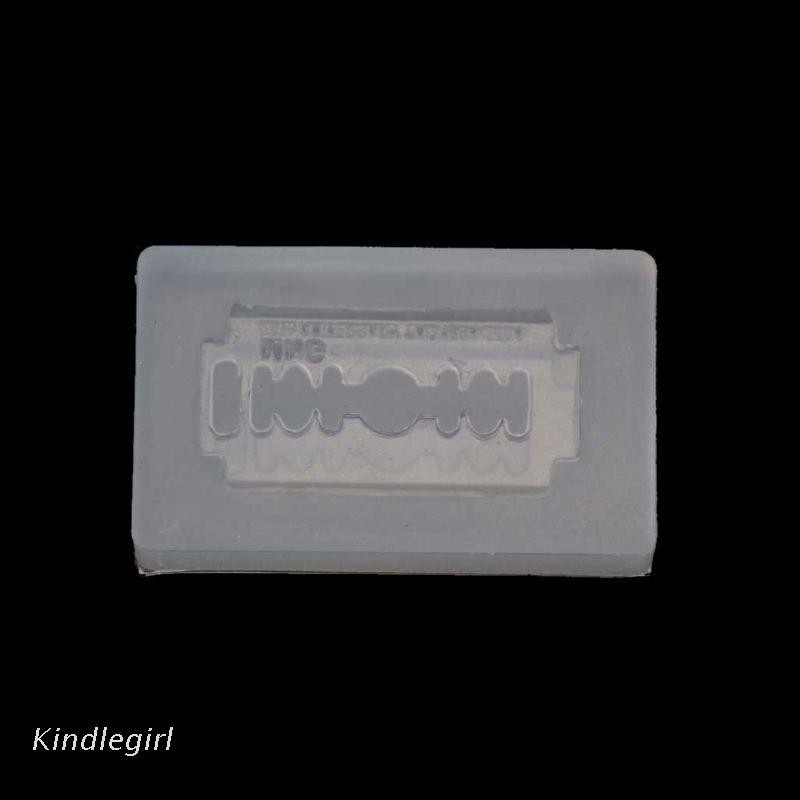 Khuôn Silicone Tạo Hình Lưỡi Lam Làm Trang Sức Diy