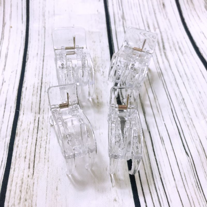 Kẹp càng cua trong veo 3 răng và 5 răng