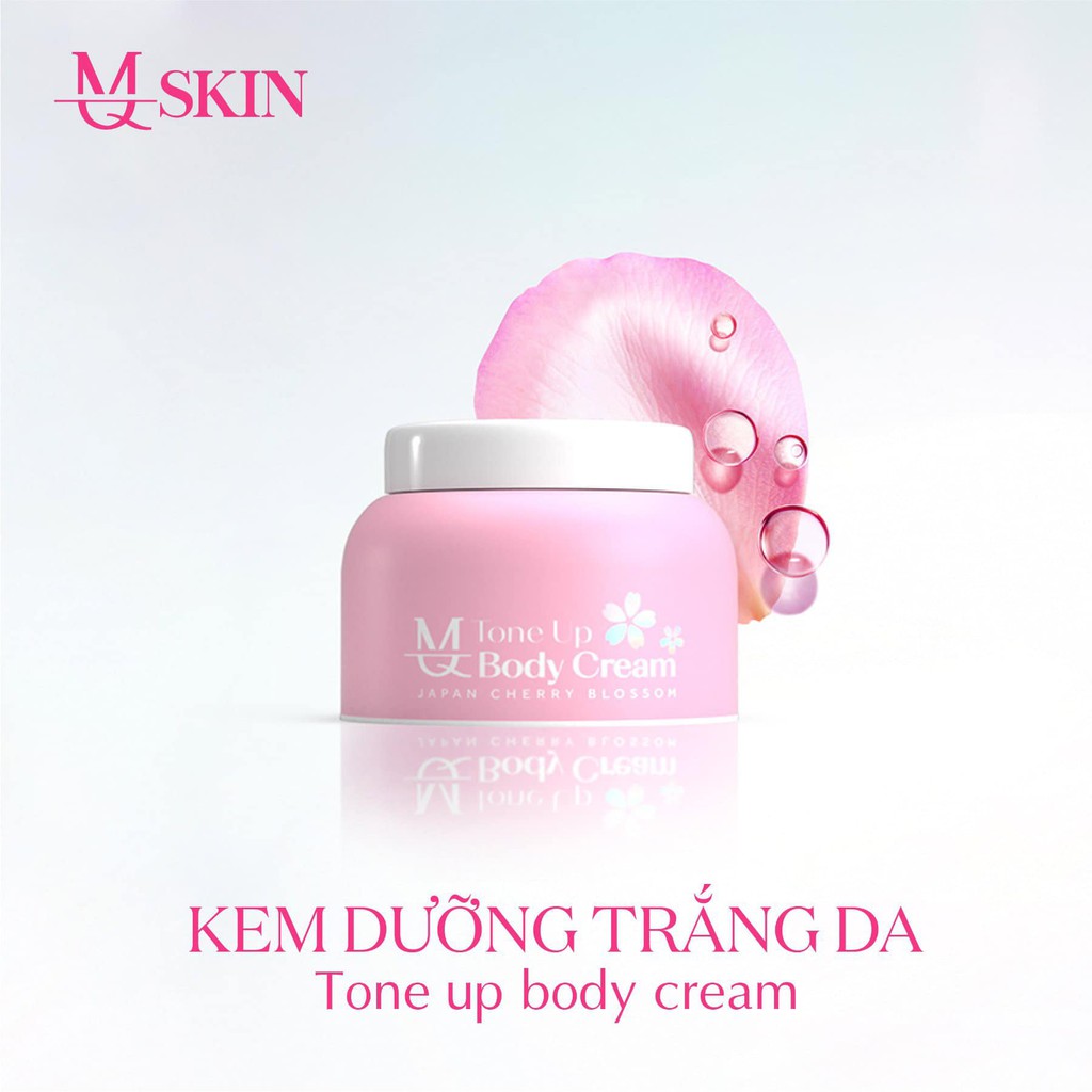 Bộ sản phẩm dưỡng da Body Mqskin Hoa anh đào