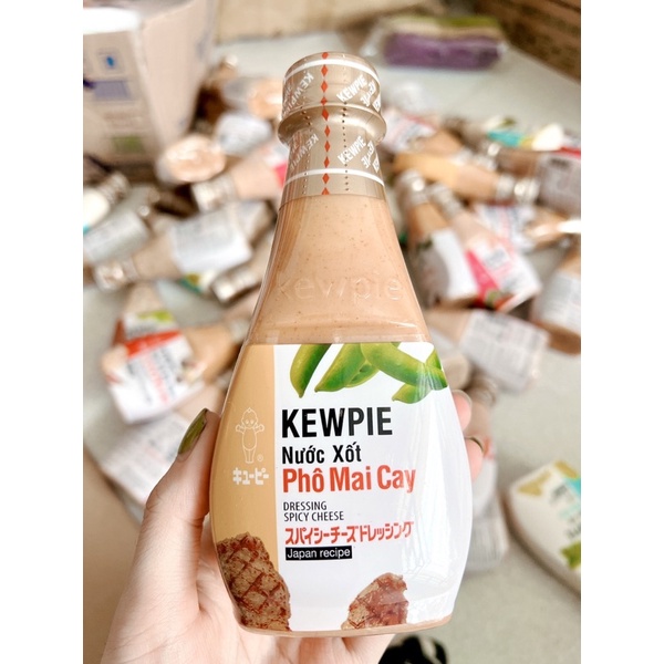 NƯỚC XỐT KEWPIE CÁC LOẠI 210ml- trộn salad- nước chấm- ướp gia vị