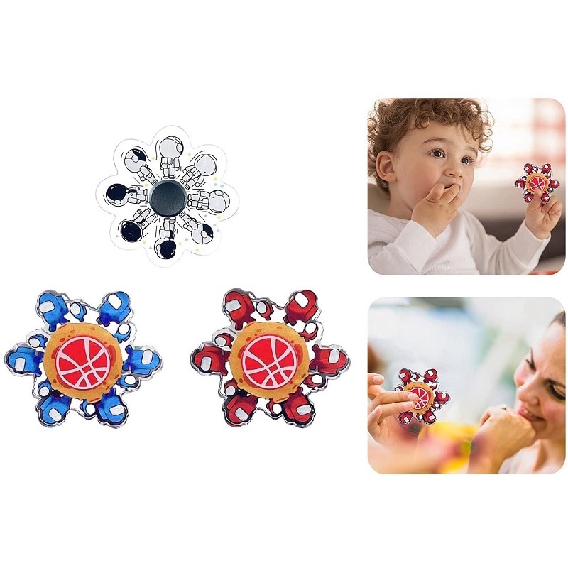 Con Quay Đồ Chơi Fidget Spinner Hoạt Hình 3d 2021 Cho Người Lớn / Trẻ Em