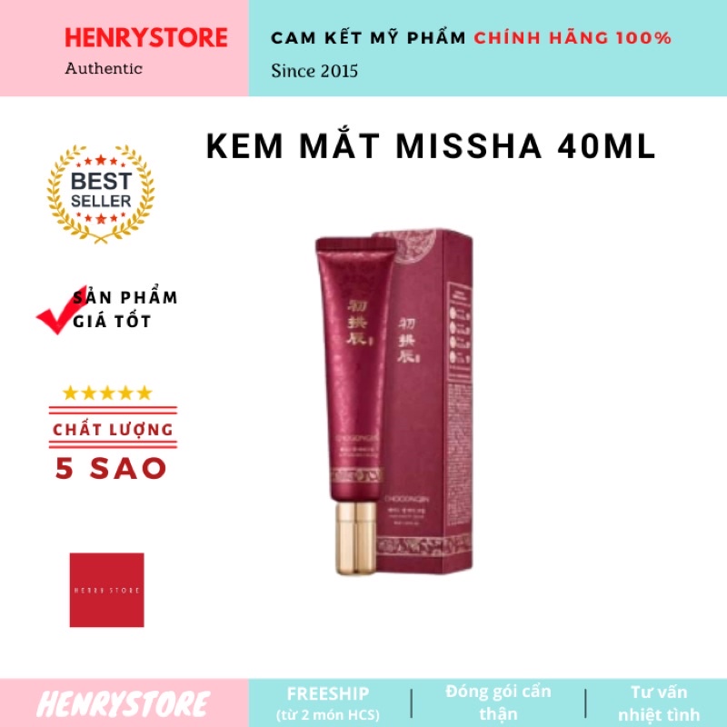 KEM  MẮT MISSHA CHO GONG JIN 40ML