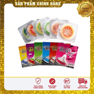 [Che Tên Khi Giao] Bao Cao Su Gân Bi Gai Râu Dài Random English Runbo Cao Cấp Hộp Dùng Thử 1 Chiếc