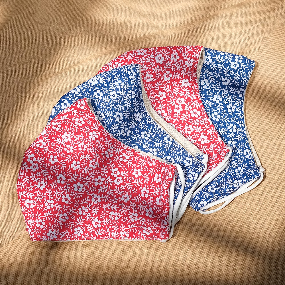 Khẩu Trang Vải 3 lớp Hoa Nhí handmade - KTHTBT | BigBuy360 - bigbuy360.vn