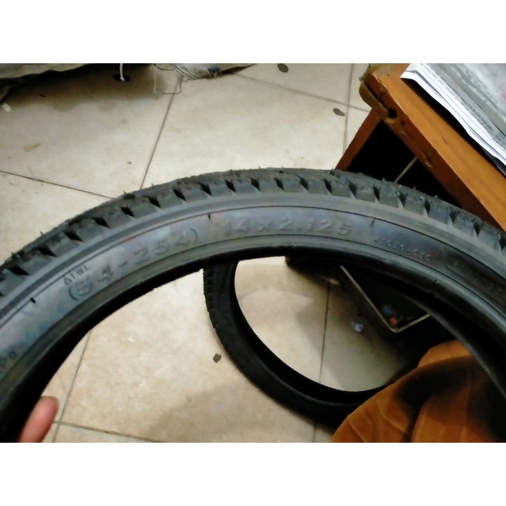 COMBO 01 VỎ + 01 RUỘT XE ĐẠP KENDA 14x2.125