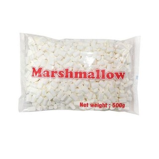 Kẹo dẻo Marshmallow Erko ít ngọt gói 500gr kèm dâu sấy giòn