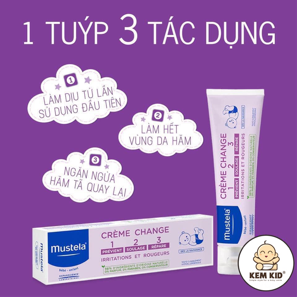 Kem Làm Dịu Và Ngăn Ngừa Hăm Tã 123 Vitamin Barrier Cream 100ml