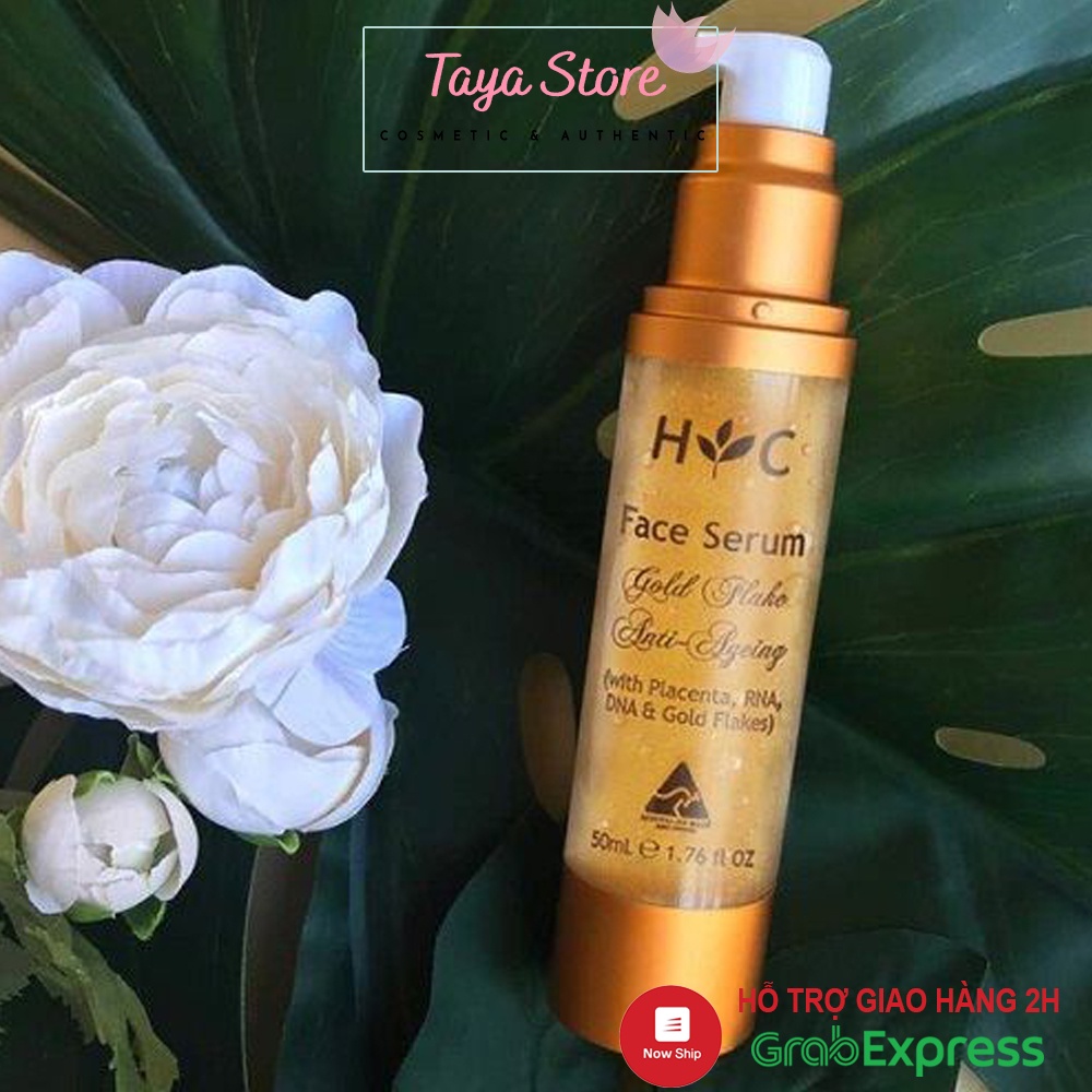 Serum dưỡng da chống lão hóa Healthy Care Anti Ageing Gold Flake Face Serum 50ml Úc