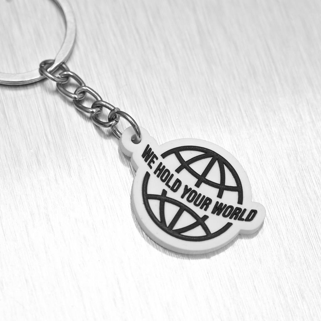 Móc Khóa Cao Su We Hold Your World SAIGON SWAGGER® Keyring