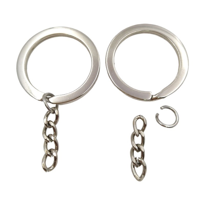 [Sỉ,Lẻ] Khoen Móc Khoá Vàng - Bạc Loại Tốt 30mm