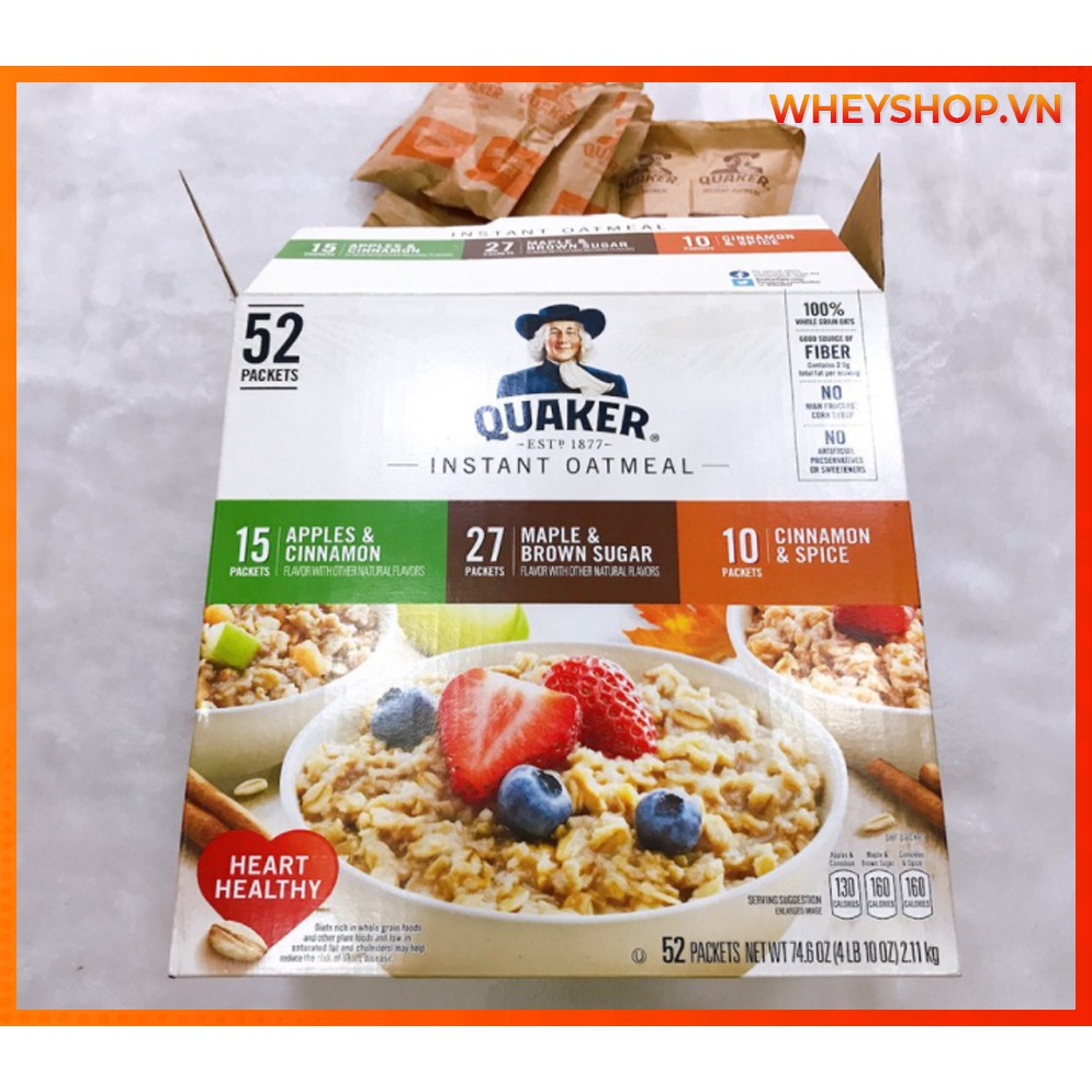 [ Giá Rẻ ] Gói Yến Mạch Ăn Liền 3 Vị Hỗ Trợ Giảm Cân Oatmeal | BigBuy360 - bigbuy360.vn
