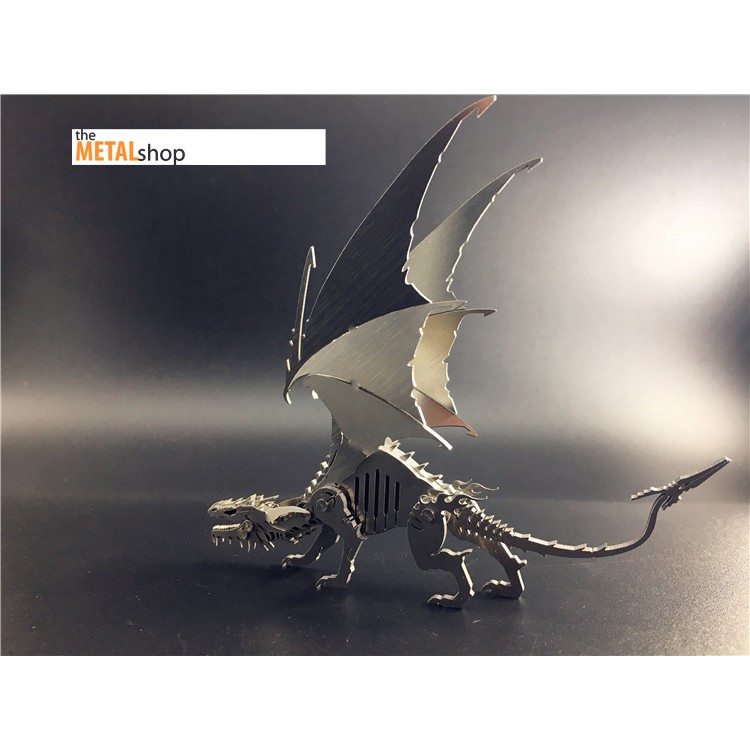 Mô Hình Lắp Ráp Kim Loại Dùng Vít MẪU RỒNG PHƯƠNG TÂY